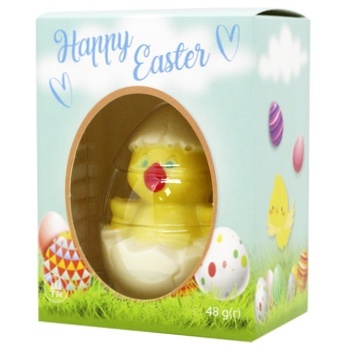 Конфета Truff Royal Цыпленок яйцо шоколадная фигурная 48г - купить, цены на КОСМОС - фото 1