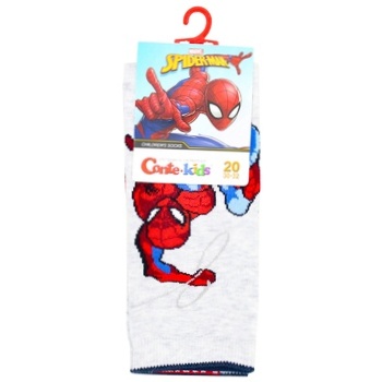 Conte Kids Marvel Light Gray Socks Size 20 - buy, prices for - photo 1