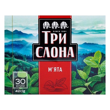 Try Slona Mint Herbal Tea 1.4g*30pcs - buy, prices for Auchan - photo 2