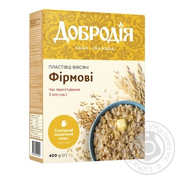 Flakes Dobrodia oat 400g Ukraine - buy, prices for NOVUS - photo 1