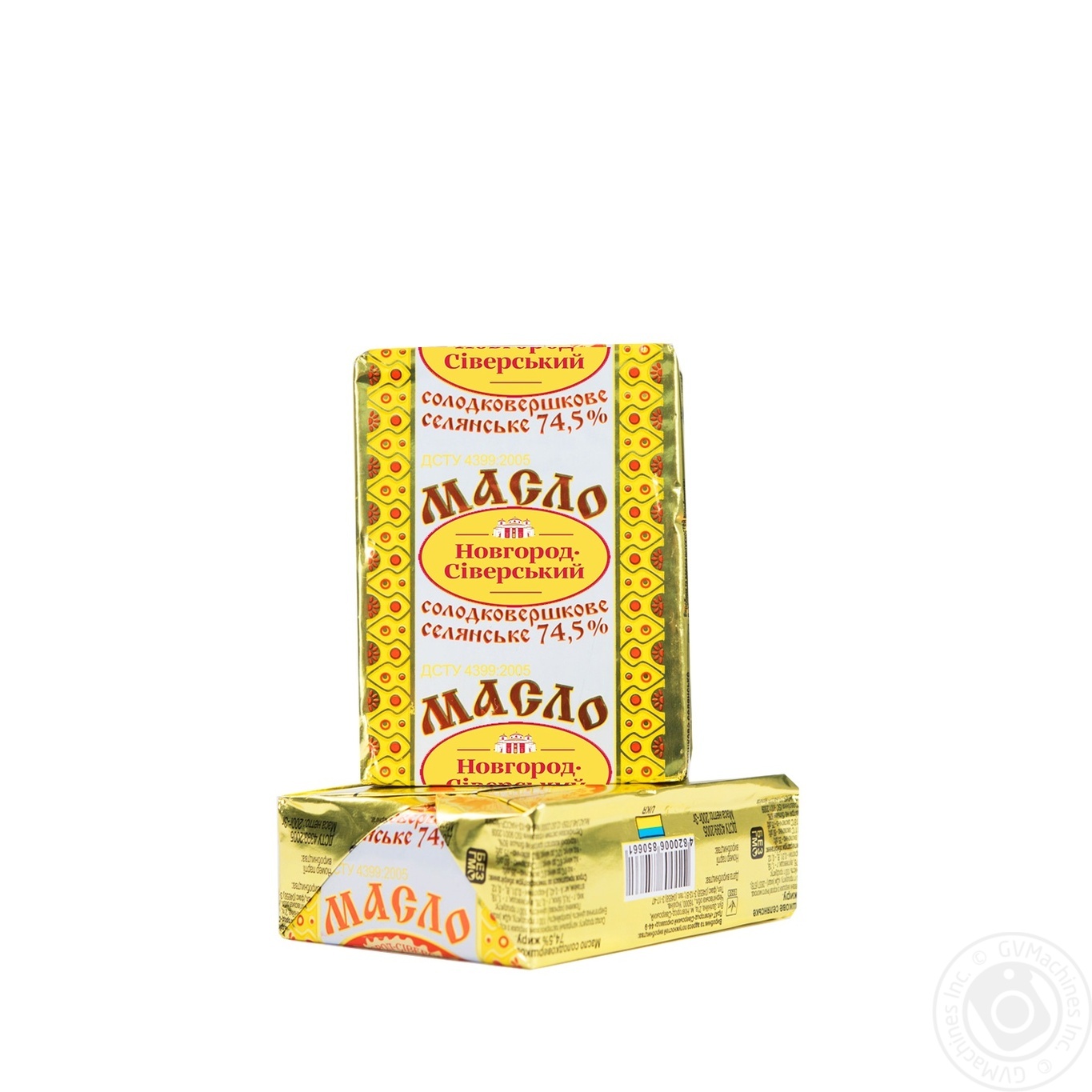 

Масло Новгород-Северский Селянское сладкосливочное 74.5% 200г