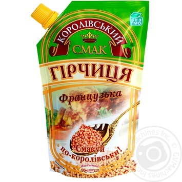 Mustard Korolivsky smak French 130g - buy, prices for MegaMarket - photo 1