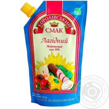 Korolivskyi Smak Lahidnyi Mayonnaise Sauce 30% 650g - buy, prices for Tavria V - photo 1