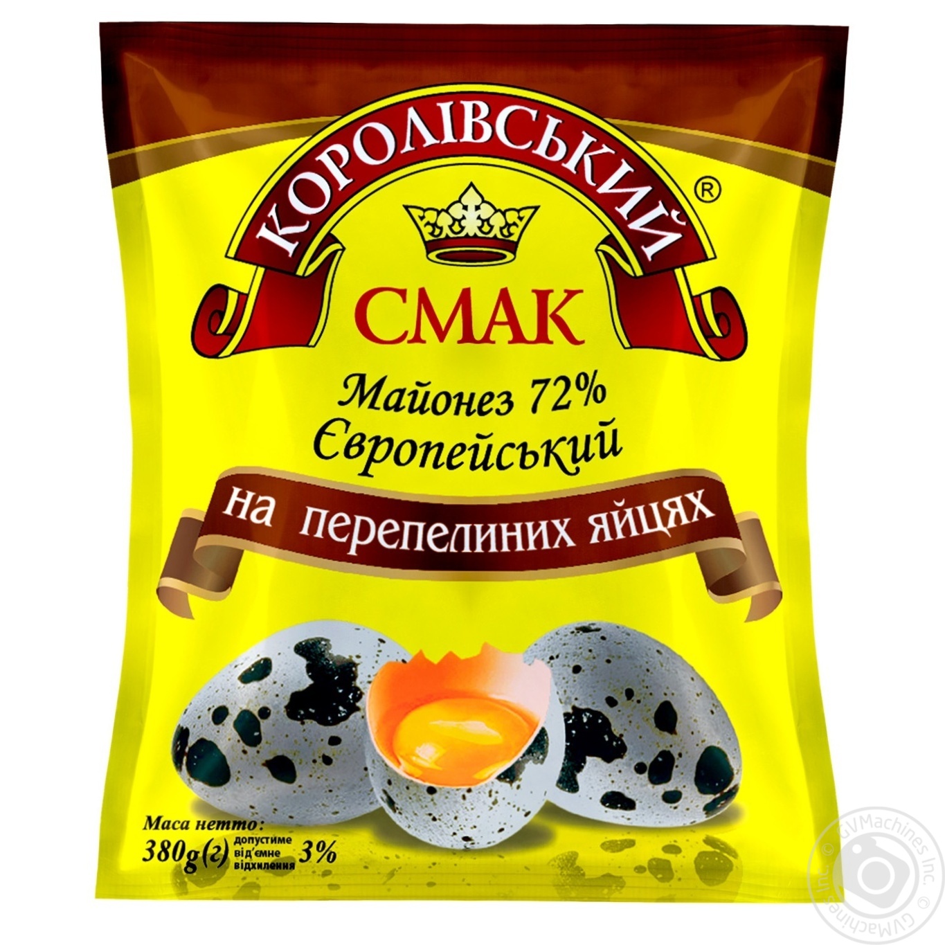 

Майонез Королевский вкус Европейский 72% 380г