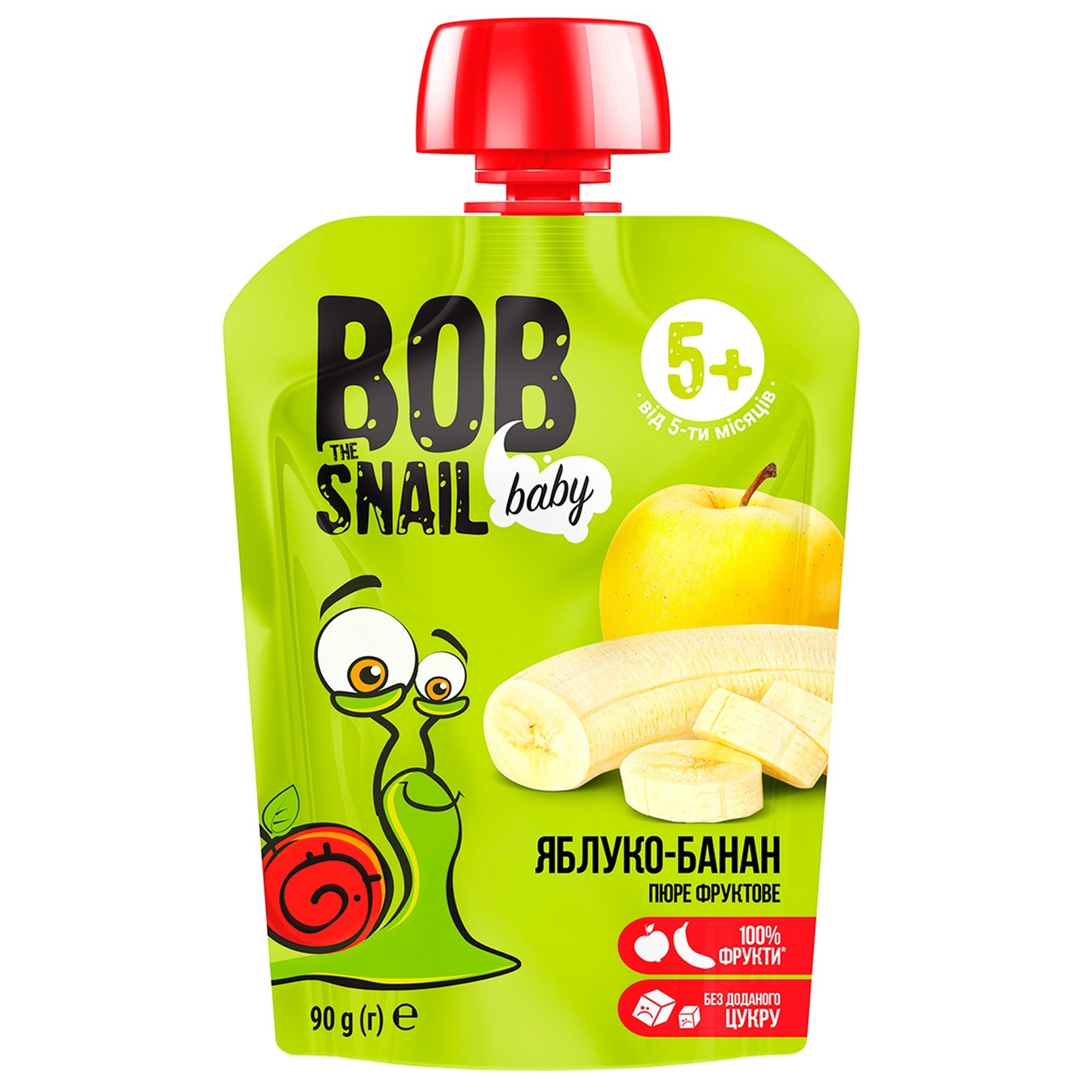 

Пюре Snail Bob яблоко-банан детское 90г