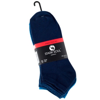 Stark Soul Unisex Sneaker Blue Socks 5 pairs 39-42s - buy, prices for - photo 1