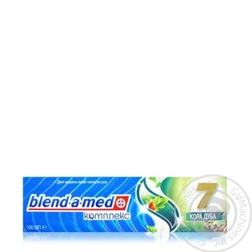 Зубна паста Blend-a-med Комплекс 7 Кора Дуба 100мл купити, ціни на МегаМаркет - фото 6