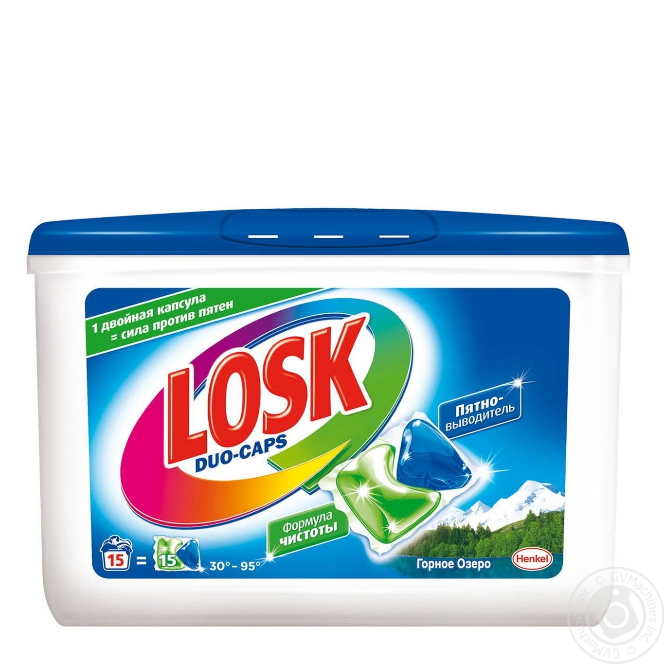 

Средства Losk duo-caps для стирки горное озеро 14шт