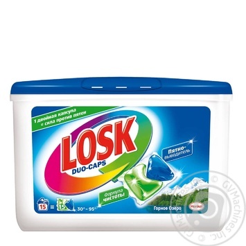 Losk Duo-Caps Means For Washing Mountain Lake 14pc - buy, prices for NOVUS - photo 1