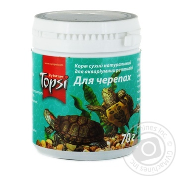 Topsi Dry food for turtles 70g - buy, prices for ULTRAMARKET - photo 1