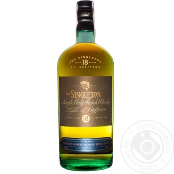 Віскі The Singleton of Dufftown 18років 700мл купити, ціни на МегаМаркет - фото 1