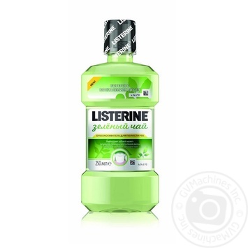 Rinser Listerine green tea for mouth 250ml - buy, prices for MegaMarket - photo 1