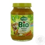 Пюре Ovko Bio морква курка 190г