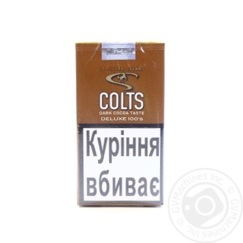 Сигареты Colts Темное какао 20шт купить, цены на МегаМаркет - фото 1