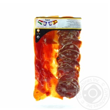 Колбаса Tapas ассорти сыровяленая высший сорт 100г купить, цены на МегаМаркет - фото 1