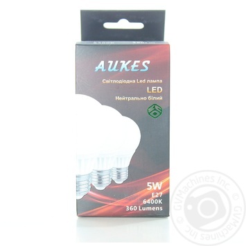 Aukes LED Lamp 5W E27 6400K