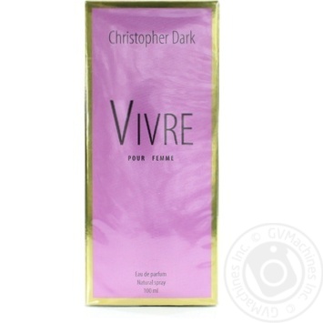 Туалетная вода Christopher Dark Vivre Pour Femme для женщин 100мл - купить, цены на Auchan - фото 1