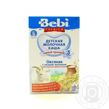 Каша Bebi Premium вівсяна з коз. молоком з 5міс. 200г купить, цены на МегаМаркет - фото 1