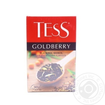 Чай чорний Tess Goldberry айва і крушина 90г купити, ціни на МегаМаркет - фото 1