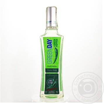 Настоянка GreenDay Green Pepper Ultrasoft 40% 0,5л x6 купити, ціни на МегаМаркет - фото 1