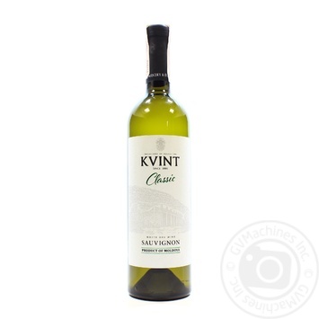 Вино Kvint Classic Sauvignon біле сухе 0.75л купить, цены на МегаМаркет - фото 1