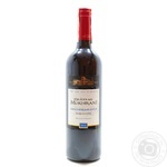 Wine red semisweet 11% 750ml glass bottle