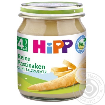 Овочеве пюре Hipp Перший дитячий пастернак з 4-х місяців 125г купити, ціни на МегаМаркет - фото 1