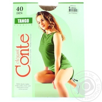 Колготки жіночі Conte Tango 40 den 6 bronz - купити, ціни на Восторг - фото 2