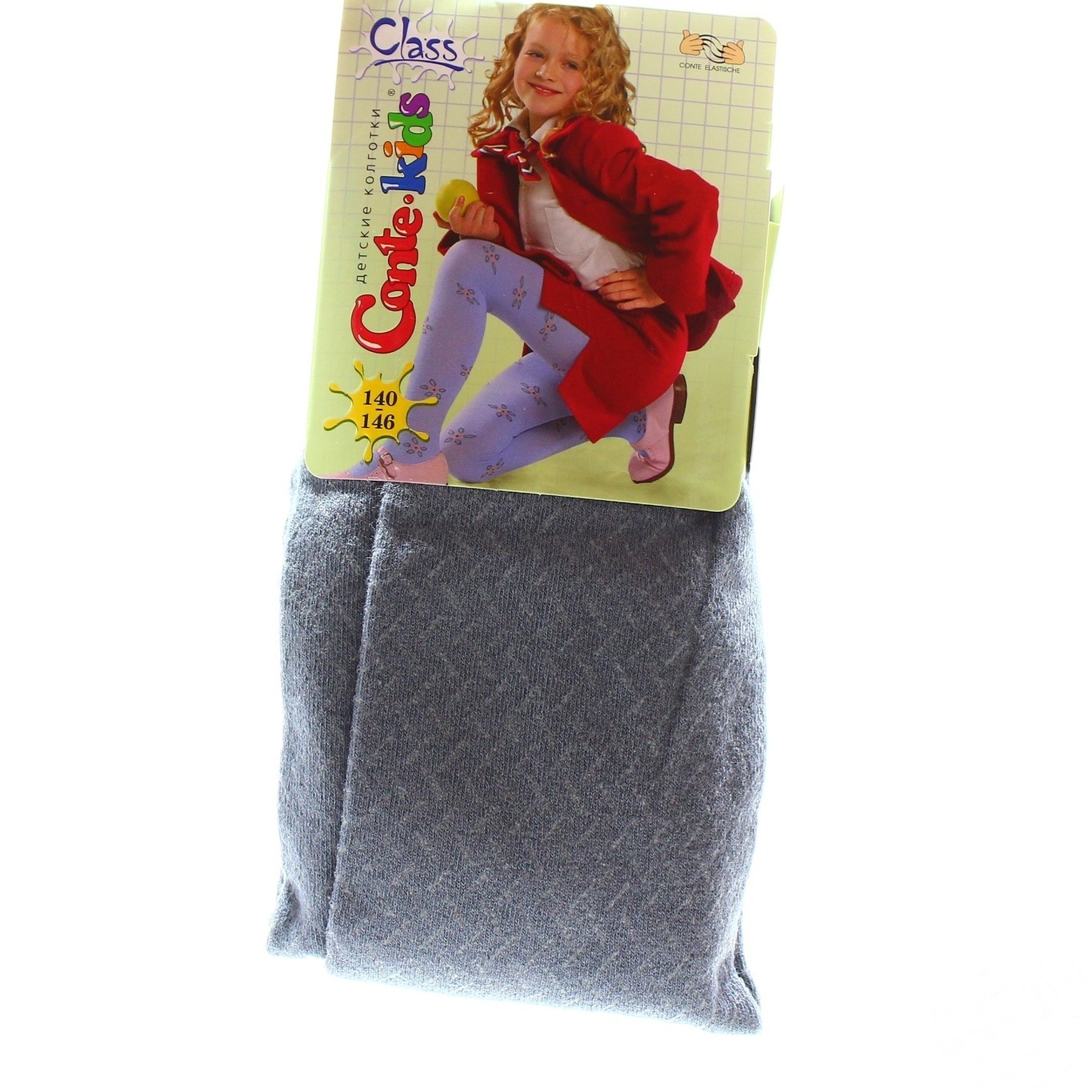

Колготы детские Conte-kids Class р.140-146 серый