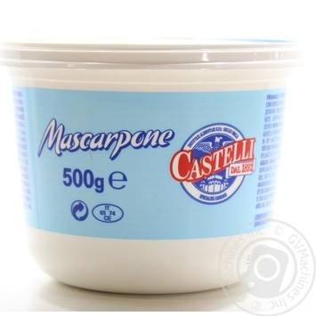 Сир Castelli Маскарпоне ст.78% 500г х6 купить, цены на МегаМаркет - фото 1