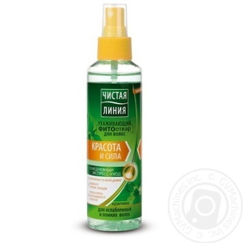 Spray Chistaya liniya nettle for weak and damaged hair 160ml - buy, prices for MegaMarket - photo 1