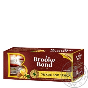 Tea Brooke bond lemon 38g - buy, prices for NOVUS - photo 1