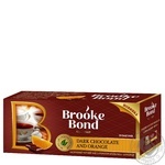 Чай Brooke Bond чорний аром. апельсин/шокол. 25пак 37,5г