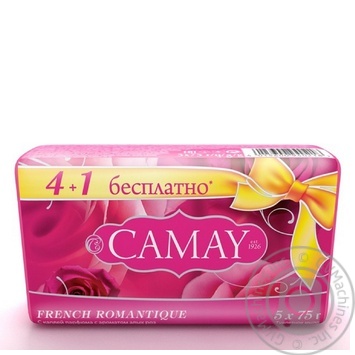 Мило туалетне Camay Романтик 4шт*75г купити, ціни на МегаМаркет - фото 1