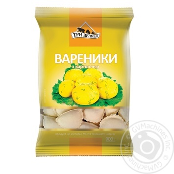 Three Bears Frozen With Potatoes Vareniki 900g - buy, prices for NOVUS - photo 1