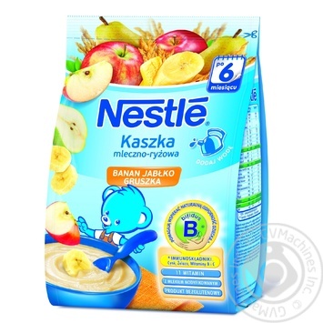 Nestle Milk Rice Porridge With Banana Apple Pear - buy, prices for MegaMarket - photo 1