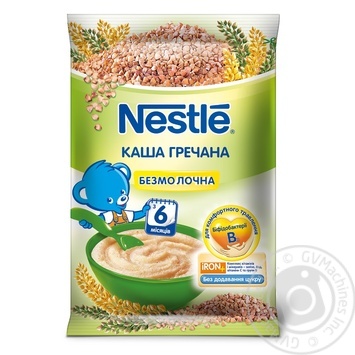 Каша безмолочная Nestle гречневая с 6 месяцев 160г купить, цены на МегаМаркет - фото 1
