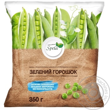 Spela Frozen Green Peas 350g - buy, prices for MegaMarket - photo 1