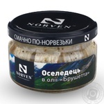 Сельдь в масле Брушетта стеклянная банка 210г