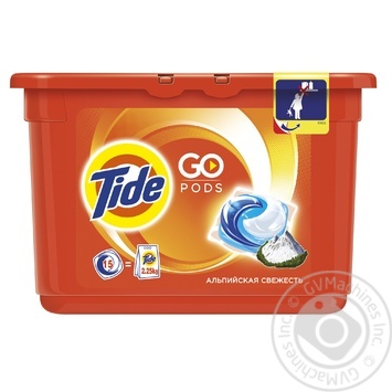 Laundry capsules Tide Alpine fresh 15pcs - buy, prices for MegaMarket - photo 1