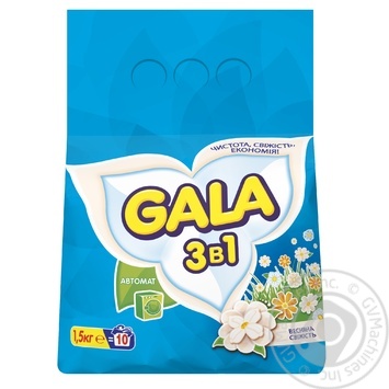 Powdered laundry detergent Gala Spring Freshness automat 1500g