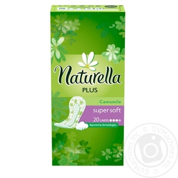 Щоденні прокладки Naturella Camomile Plus 20шт купити, ціни на МегаМаркет - фото 2