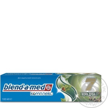 Зубная паста Blend-a-med Комплекс 7 Кора Дуба 100мл купить, цены на МегаМаркет - фото 7