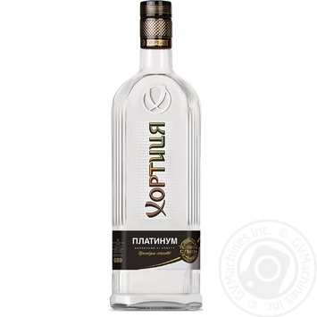 Горілка Хортиця Платинум 40% 1л купити, ціни на МегаМаркет - фото 1