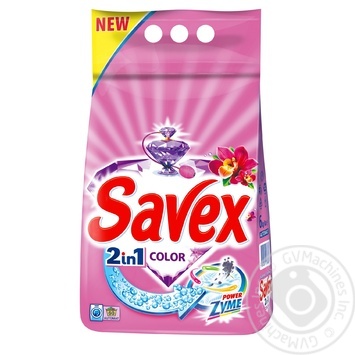 Стиральный порошок Savex Color 2в1 автомат 6000г
