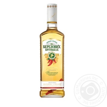 Vodka Na berezovih brunkah 35% 500ml glass bottle - buy, prices for MegaMarket - photo 1