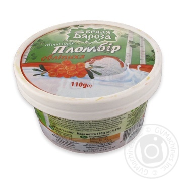 Ice-cream Belaya byaroza sea-buckthorn glace plombieres 110g - buy, prices for MegaMarket - photo 2