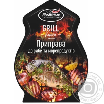 Spices Lyubystok for fish 2.5% 30g - buy, prices for MegaMarket - photo 1