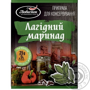 Приправа Любисток Лагідний маринад 25г x20 купити, ціни на МегаМаркет - фото 1