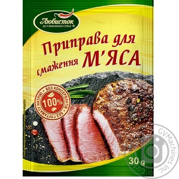 Spices Lyubystok for meat 30g - buy, prices for MegaMarket - photo 1